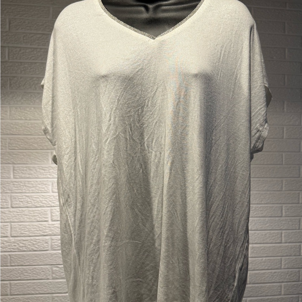Maurices Soft Knit Top in Cream‎